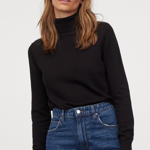 Mono Print Lace Trim Tee